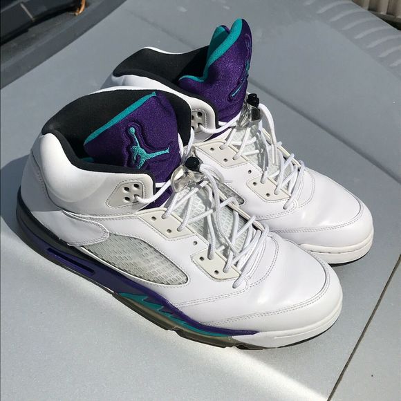 Nike Air Jordan 5 Retro Grape Size 13 Mens - Picture 3 of 12